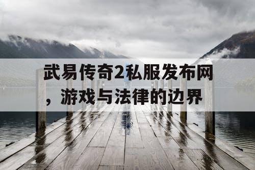 武易传奇2私服发布网，游戏与法律的边界