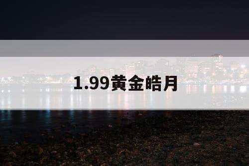 1.99黄金皓月 1.99黄金皓月