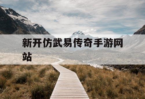 新开仿武易传奇手游网站