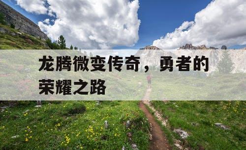 龙腾微变传奇,勇者的荣耀之路 龙腾微变传奇,勇者的荣耀之路