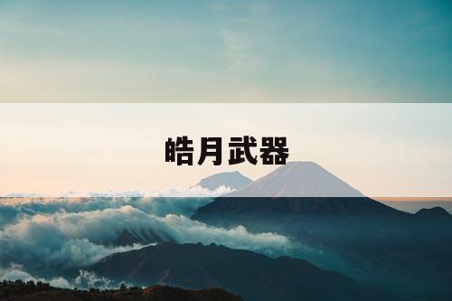 皓月武器