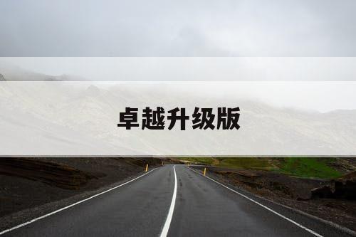 卓越升级版
