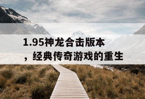 1.95神龙合击版本，经典传奇游戏的重生