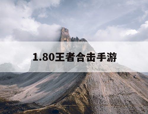1.80王者合击手游