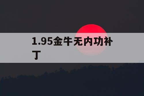 1.95金牛无内功补丁