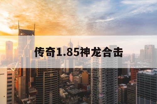 传奇1.85神龙合击