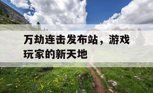 万劫连击发布站，游戏玩家的新天地