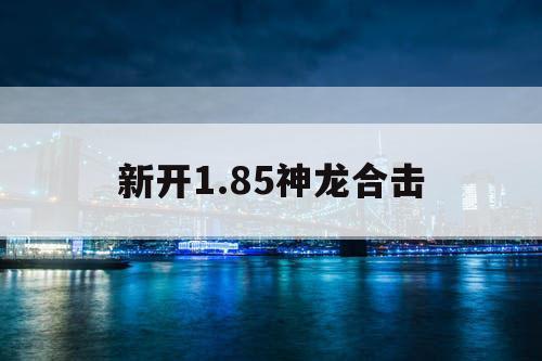 新开1.85神龙合击