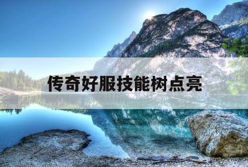 传奇好服技能树点亮