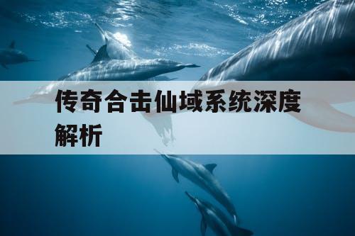 传奇合击仙域系统深度解析