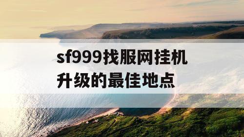sf999找服网挂机升级的最佳地点