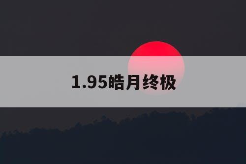 1.95皓月终极