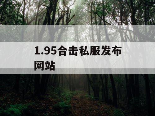 1.95合击私服发布网站