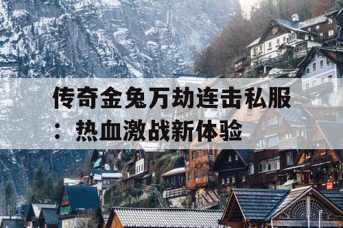 传奇金兔万劫连击私服：热血激战新体验