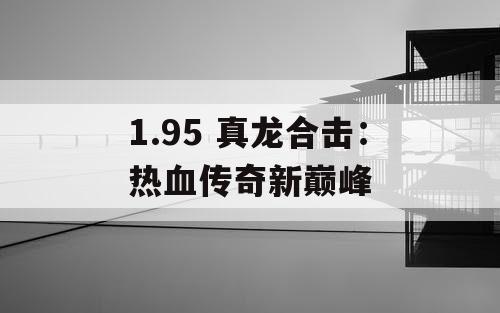 1.95 真龙合击：热血传奇新巅峰