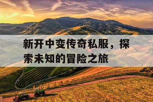 新开中变传奇私服，探索未知的冒险之旅