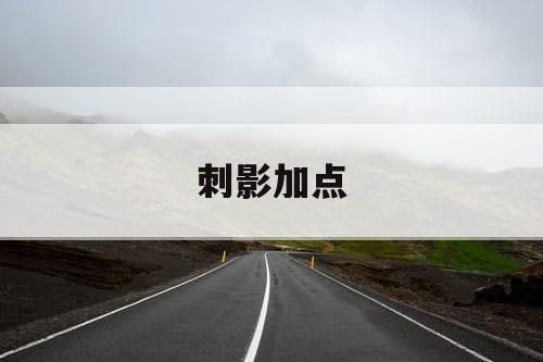 刺影加点