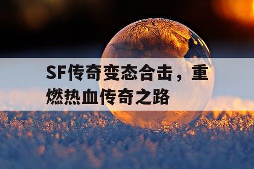 SF传奇变态合击，重燃热血传奇之路