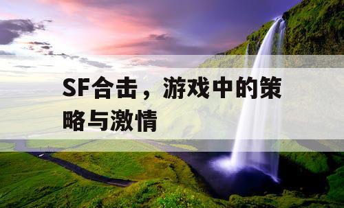 SF合击,游戏中的策略与激情 SF合击,游戏中的策略与激情