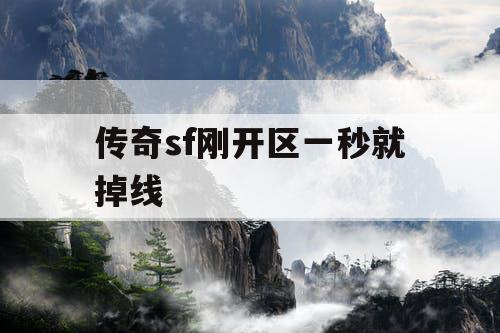 传奇sf刚开区一秒就掉线