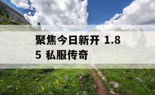 聚焦今日新开 1.85 私服传奇