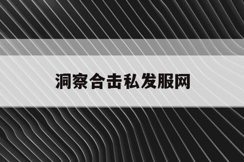 洞察合击私发服网 洞察合击私发服网