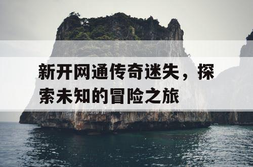 新开网通传奇迷失，探索未知的冒险之旅