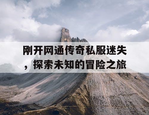 刚开网通传奇私服迷失，探索未知的冒险之旅