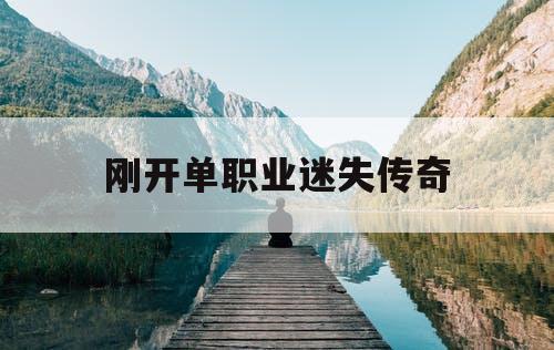 刚开单职业迷失传奇