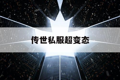 传世私服超变态 传世私服超变态