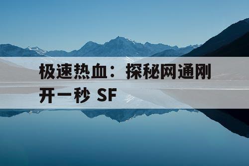 极速热血：探秘网通刚开一秒 SF