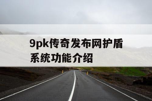 9pk传奇发布网护盾系统功能介绍