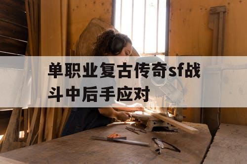 单职业复古传奇sf战斗中后手应对