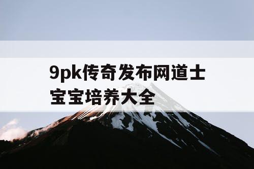 9pk传奇发布网道士宝宝培养大全