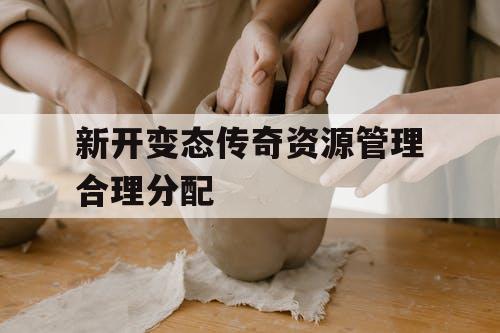 新开变态传奇资源管理合理分配