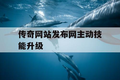 传奇网站发布网主动技能升级