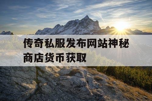 传奇私服发布网站神秘商店货币获取